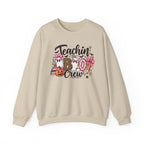 "Teachin' the Boo Crew" Sweatshirt — Cute Teacher Pumpkin Crewneck