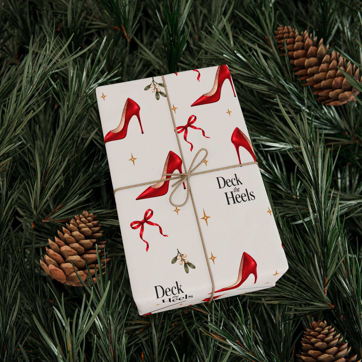 Deck the Heels Gift Wrap