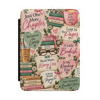 'Just One More Chapter' Floral Bookish Kindle Case