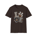 Love Football  T-Shirt — Women's Cute Game Day Tee
