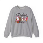 "Teachin' the Boo Crew" Sweatshirt — Cute Teacher Pumpkin Crewneck