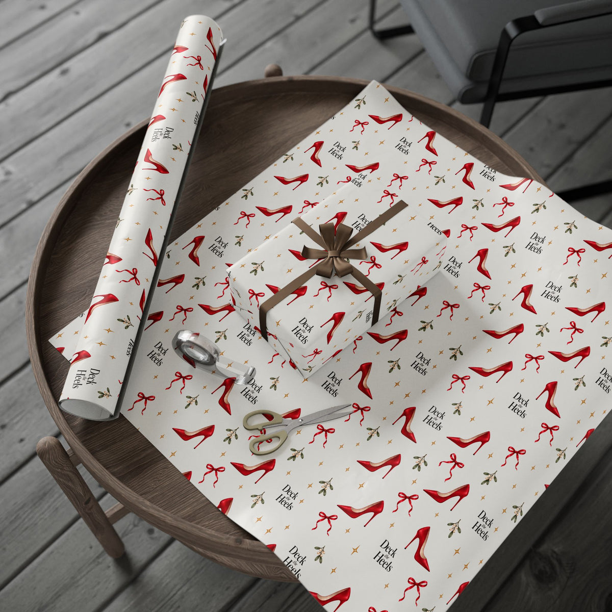 Deck the Heels Gift Wrap