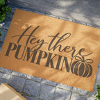 Hey There Pumpkin Doormat — Fall Pumpkin Welcome Mat