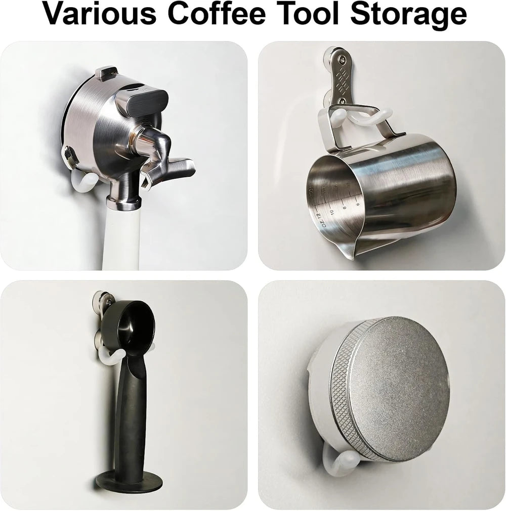Magnetic Coffee Portafilter Mounts /  Espresso Accessories Organizer Tools