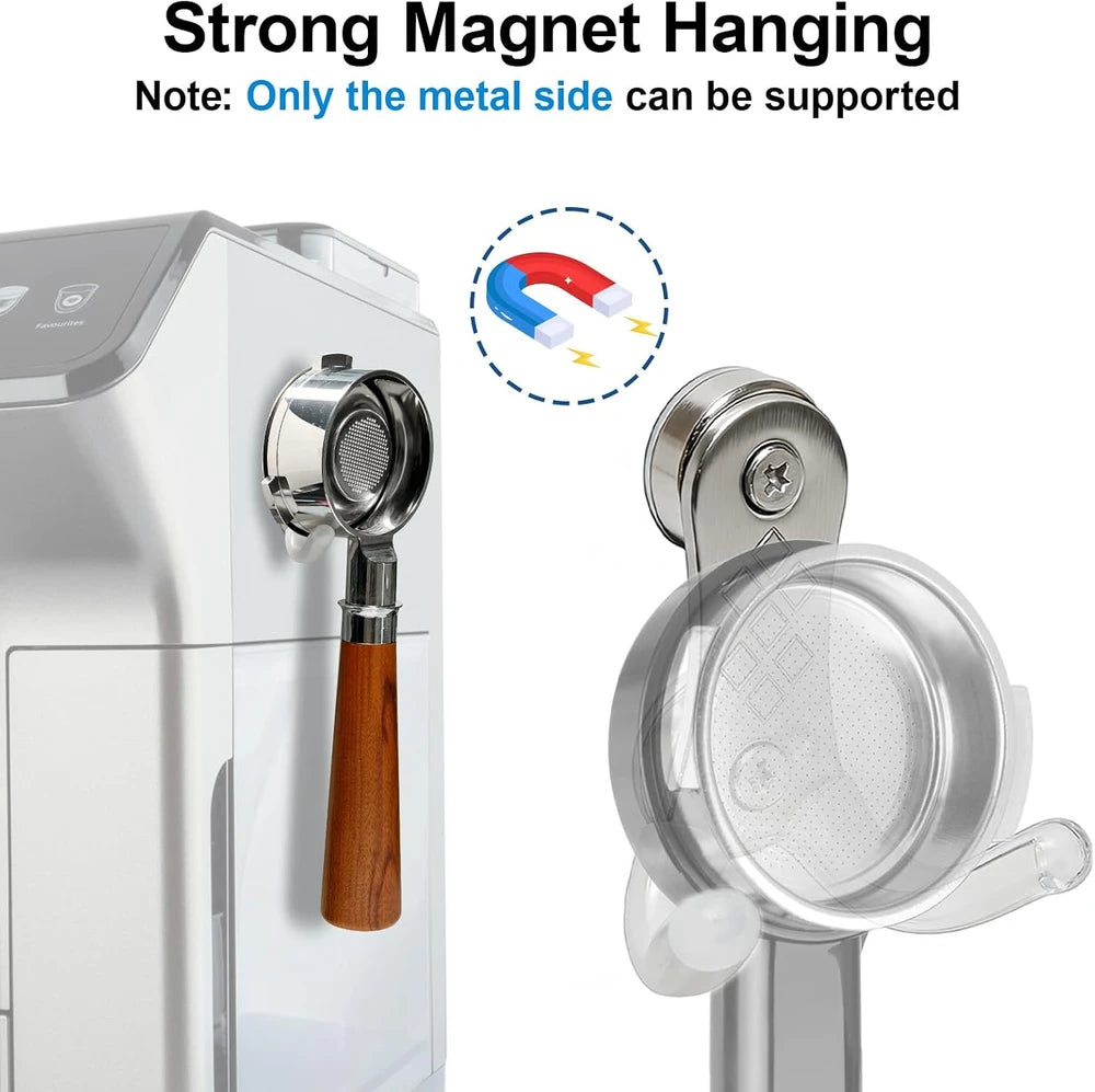 Magnetic Coffee Portafilter Mounts /  Espresso Accessories Organizer Tools