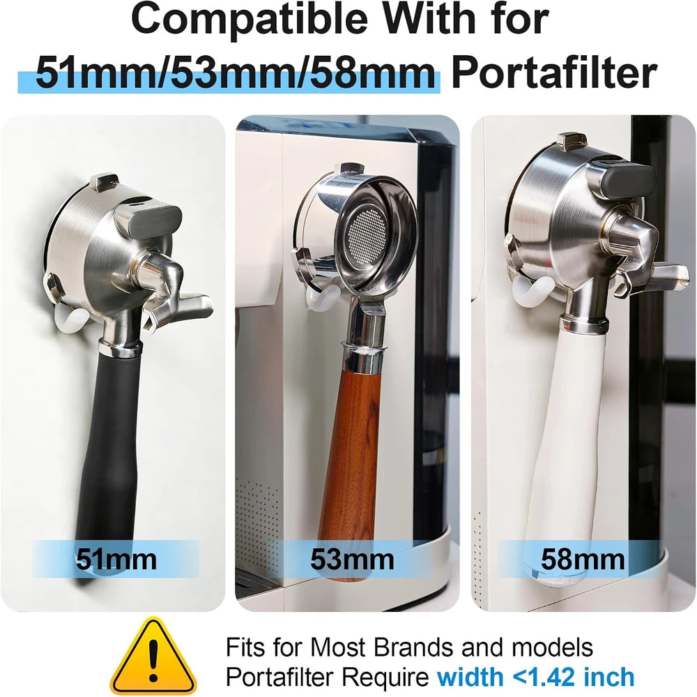Magnetic Coffee Portafilter Mounts /  Espresso Accessories Organizer Tools