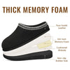 Women's Cozy Platform Mini Boots – Fleece-Lined Slip-On Slippers