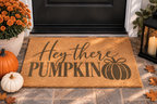 Hey There Pumpkin Doormat — Fall Pumpkin Welcome Mat