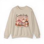 Cozy Fall Crewneck Sweatshirt — "Sweater Weather & Cozy Days" Autumn Graphic
