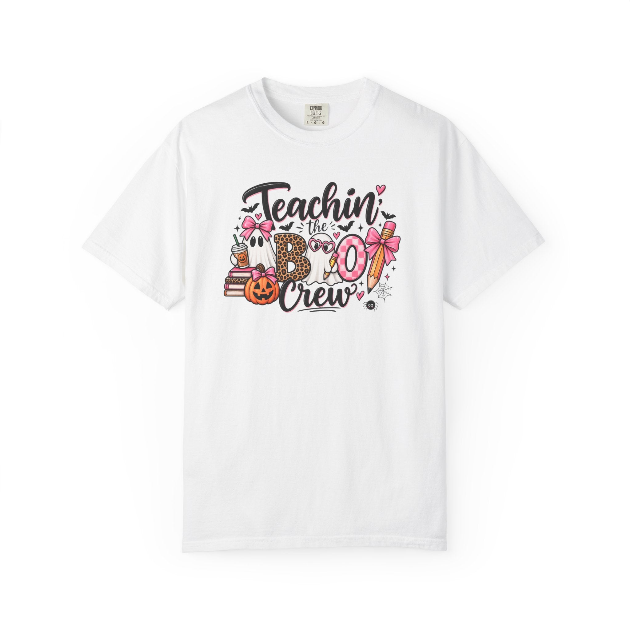 Teachin' the Boo Crew T‑Shirt — Halloween Teacher Shirt