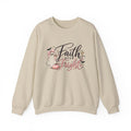 Faith Over Fright Crewneck Sweatshirt – Cute Christian Halloween Ghost Design