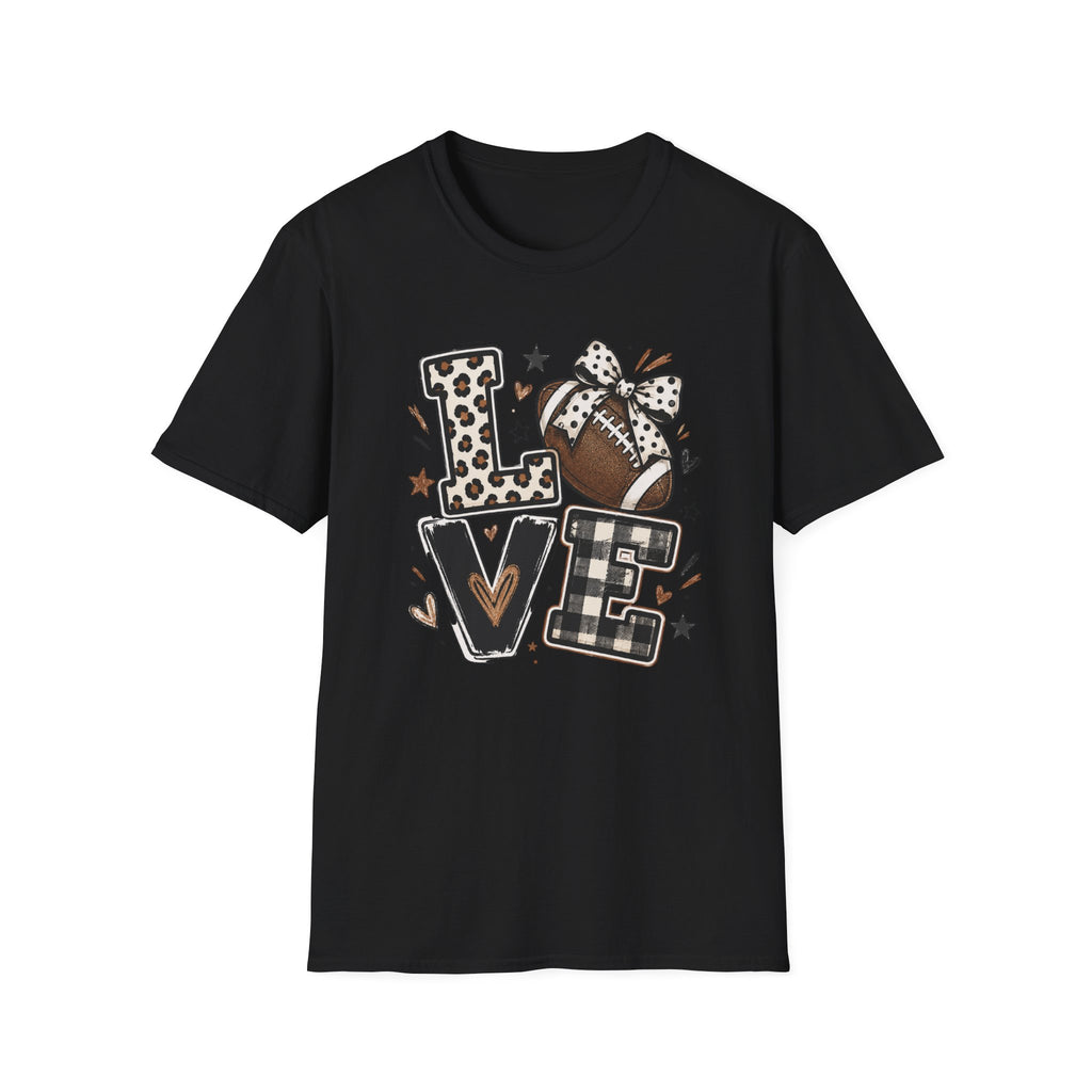 Love Football  T-Shirt — Women's Cute Game Day Tee