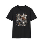 Love Football  T-Shirt — Women's Cute Game Day Tee