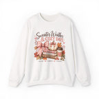 Cozy Fall Crewneck Sweatshirt — "Sweater Weather & Cozy Days" Autumn Graphic
