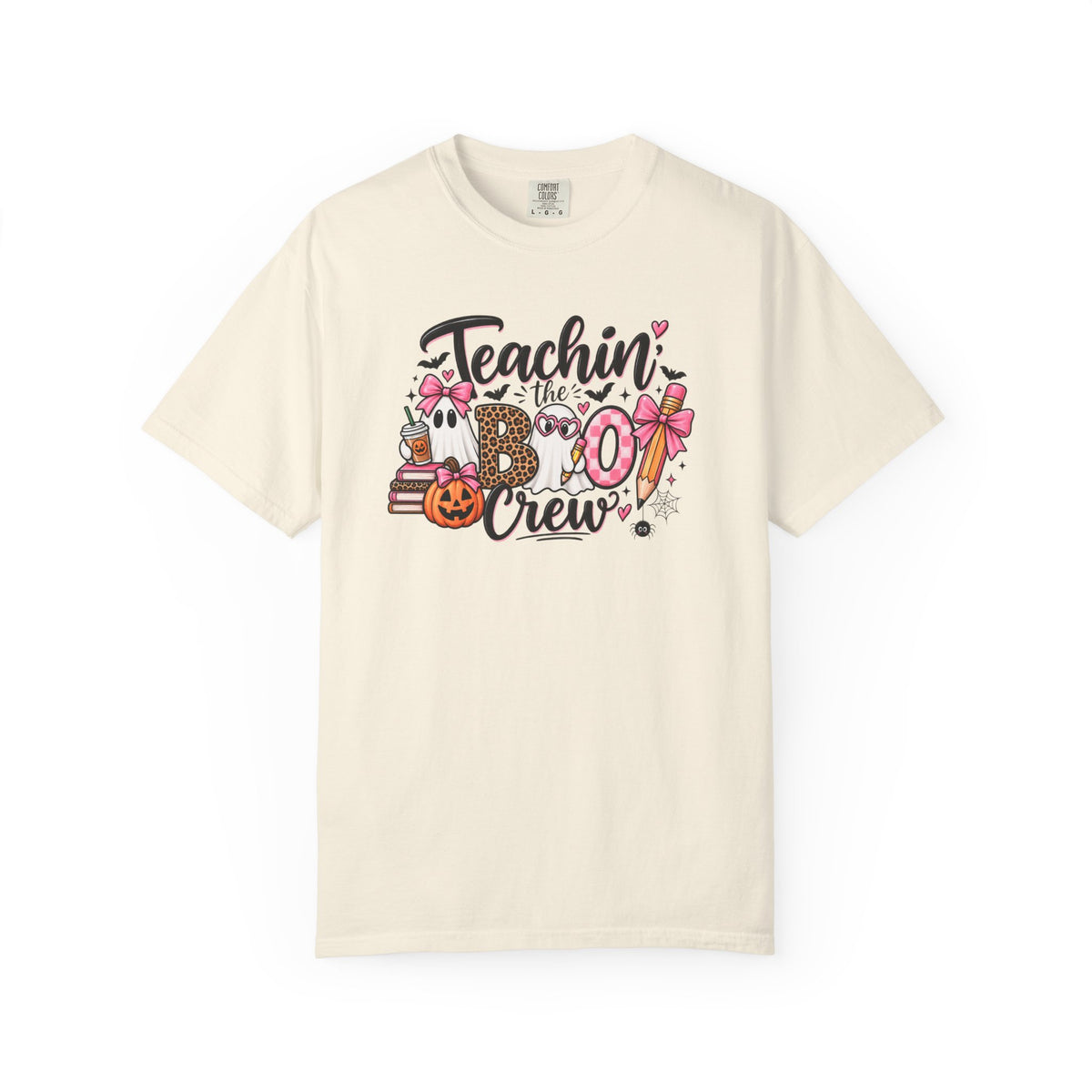 Teachin' the Boo Crew T‑Shirt — Halloween Teacher Shirt